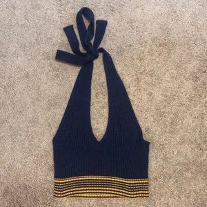 Forever 21 plunge crop top